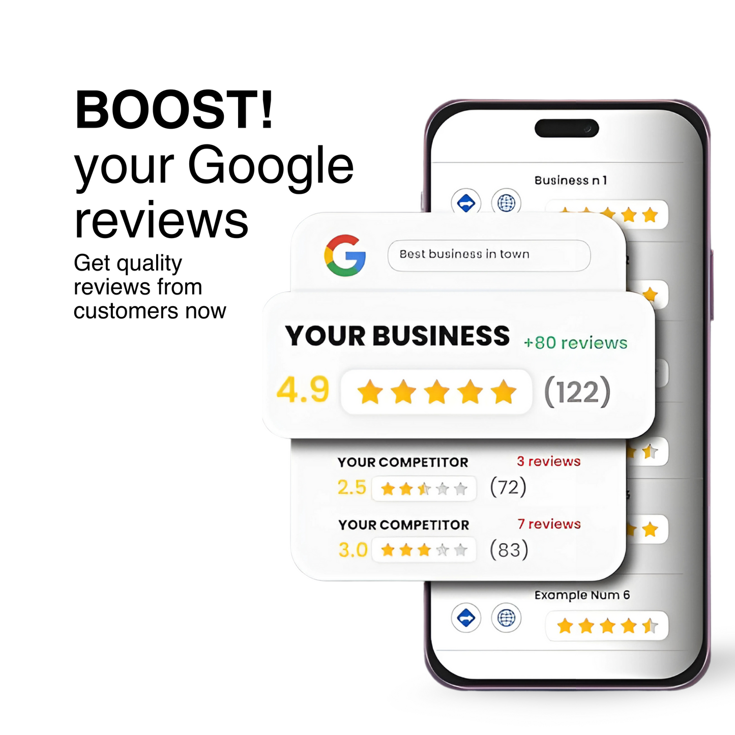 Google Review NFC Stand Display