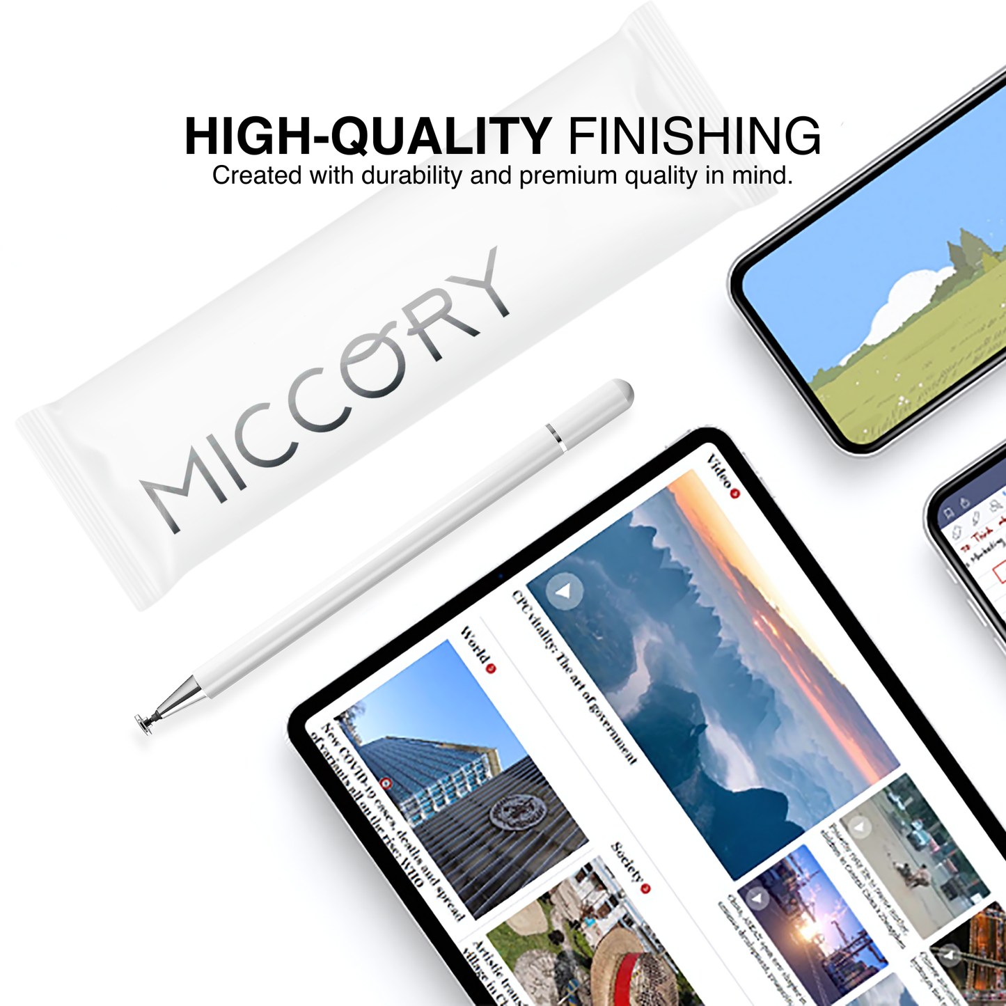 Miccory - Jot 2 in 1 Universal Stylus Pen