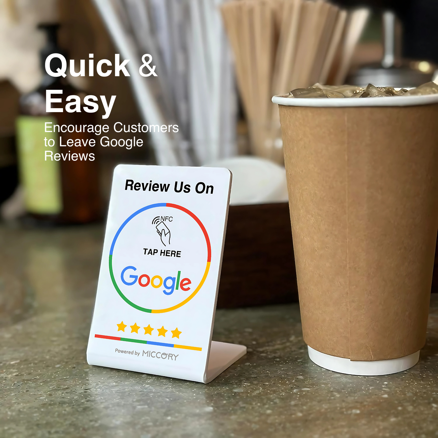 Google Review NFC Stand Display