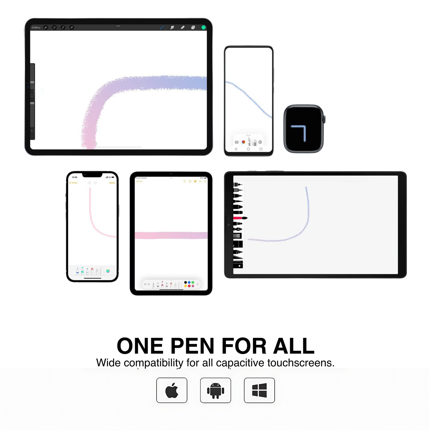 Miccory - Jot 2 in 1 Universal Stylus Pen